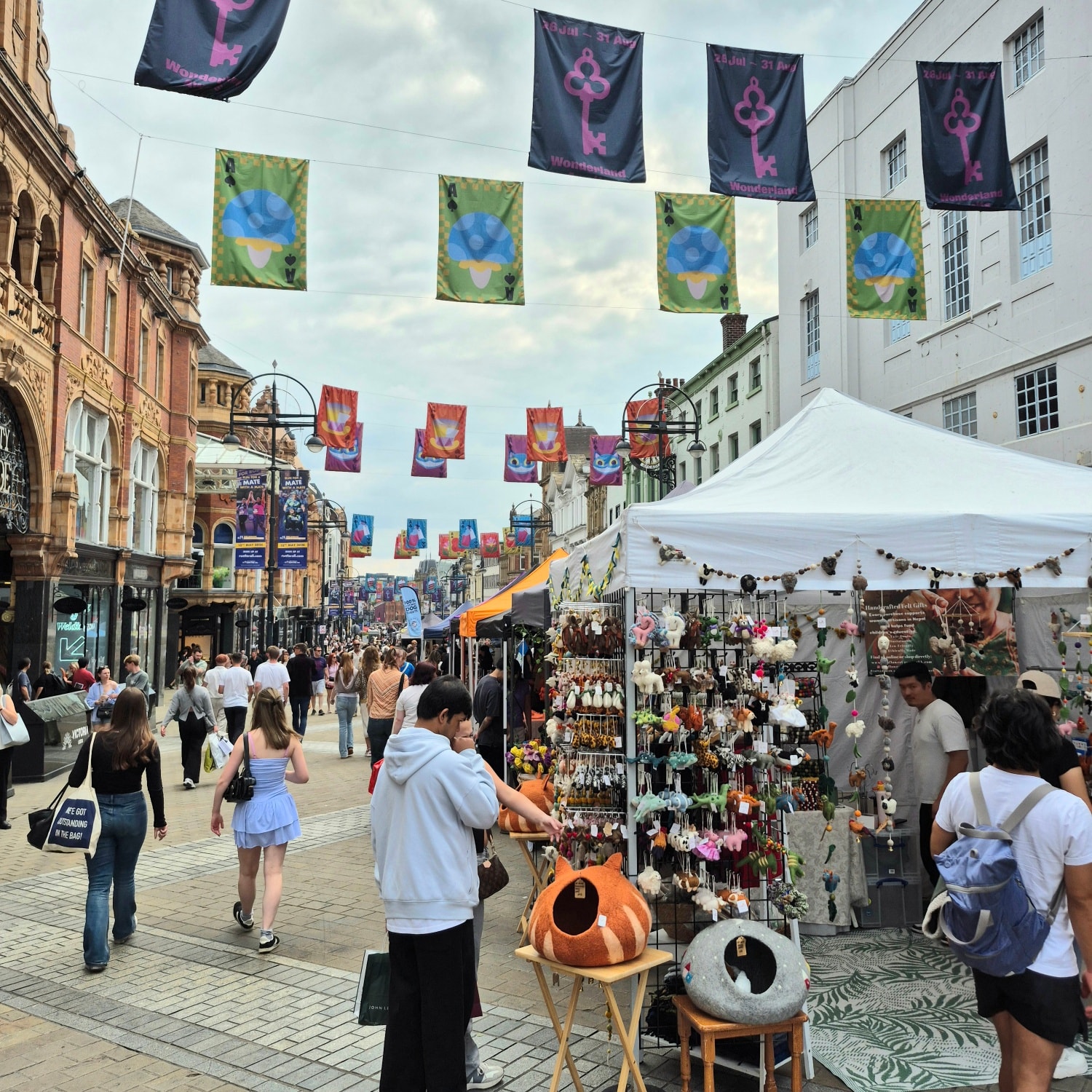 Leeds Briggate Artisan Market - July